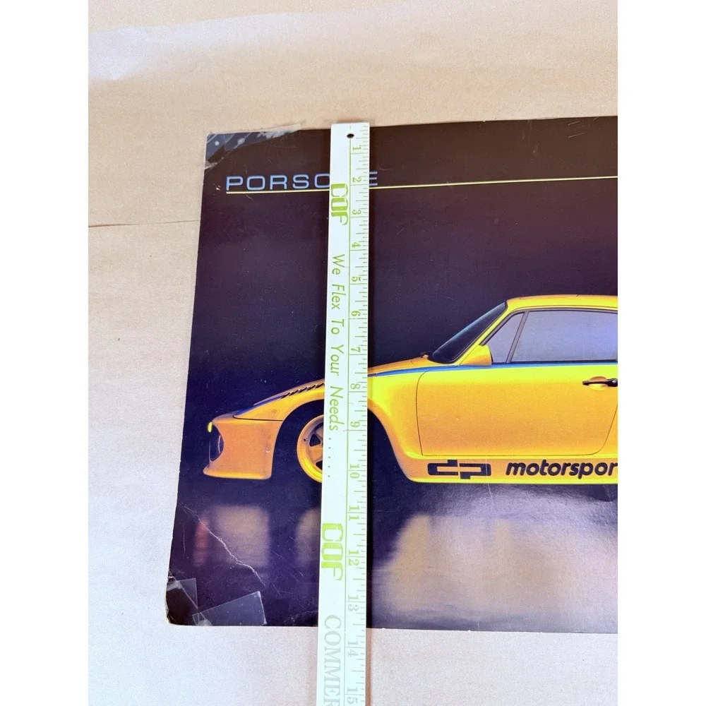 Vintage Porsche DP Motorsport 935 911 Turbo Poster 1980s German Tuner Racing